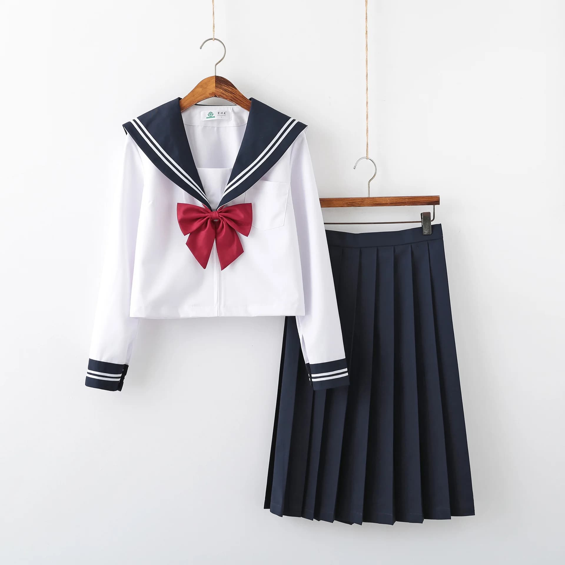 Scuola giapponese Jk Sailor White Tre scolastiche Stile college Uniforme di classe giapponese Uniforme scolastica per prestazioni di laurea