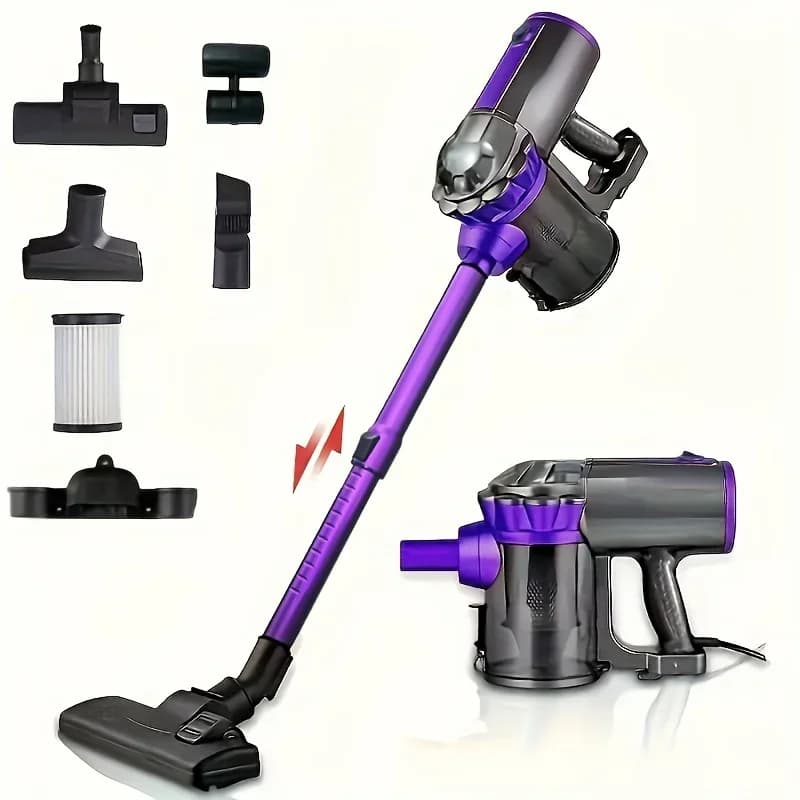 600W Handheld Vacuum Cleaner -18Kpa Strong Suction Force - Suitable for Silent Operation of Pet Hair, Hardwood, And Carpets