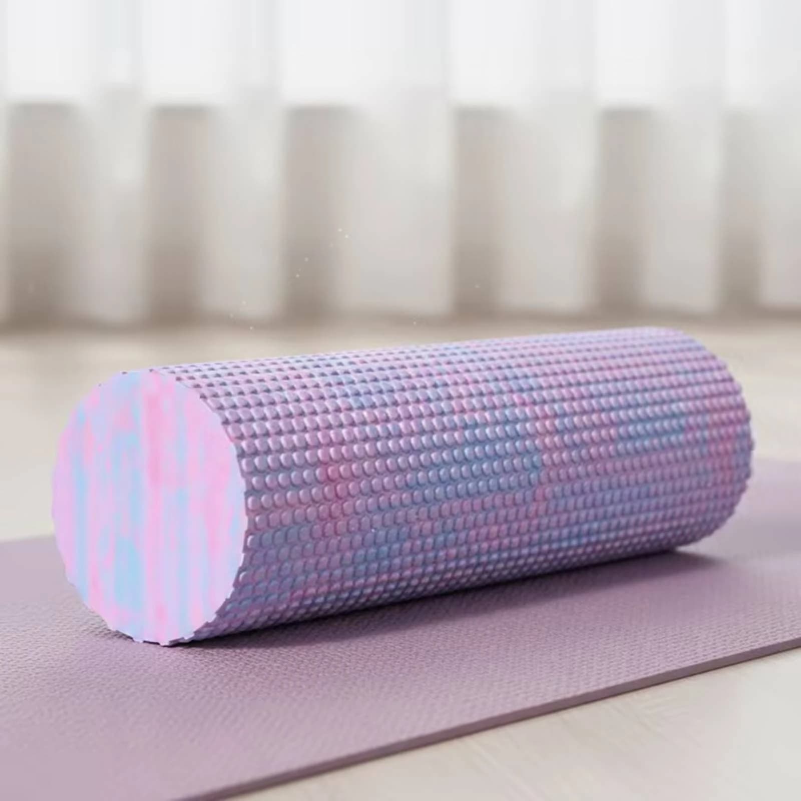 Solid Foam Roller Multipurpose Textured Massage Roller for Athletes, Muscle Recovery, Home Gym