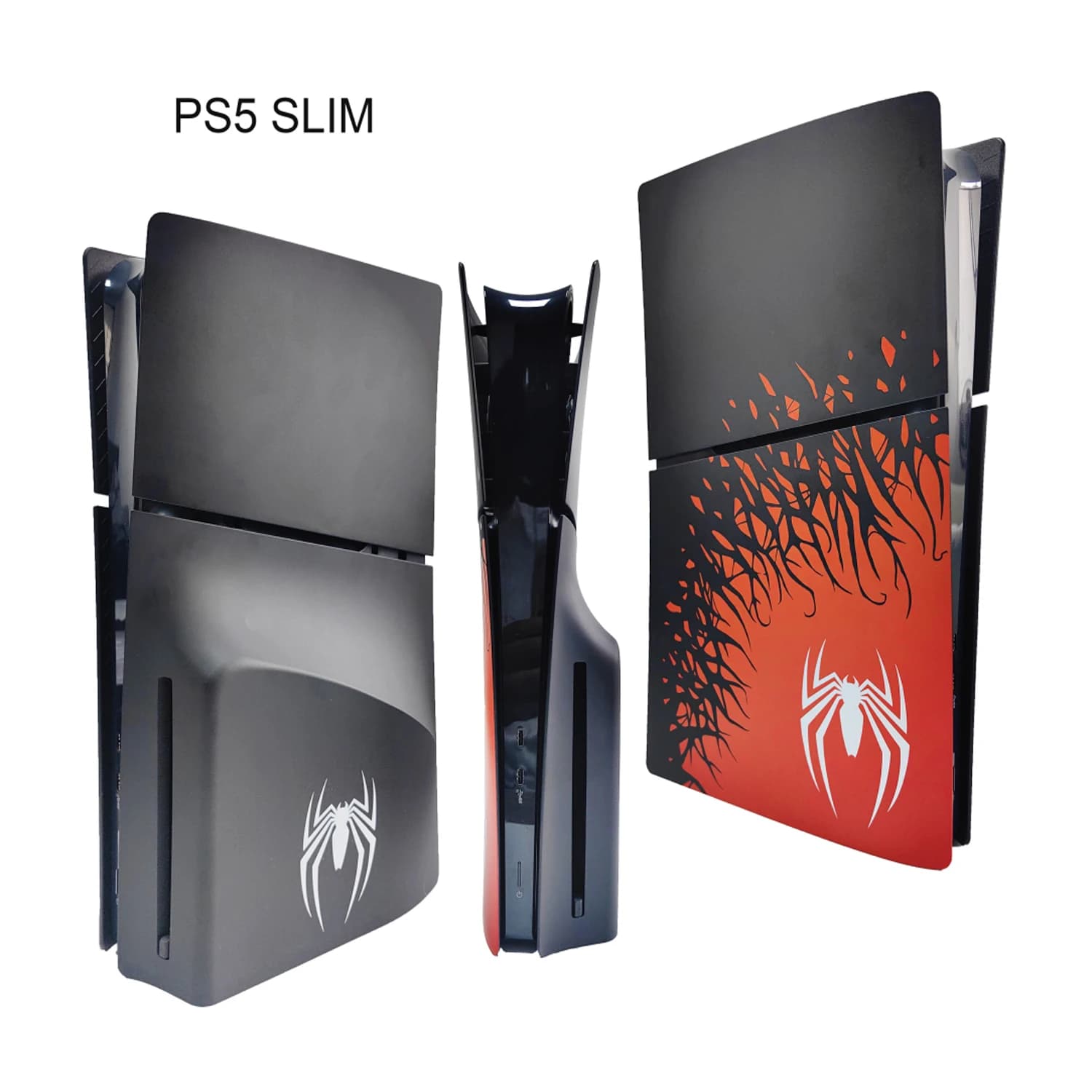 Cover Protettiva Sostitutiva Spider per PS5 Slim, Accessori Esterni per Console di Gioco PS5