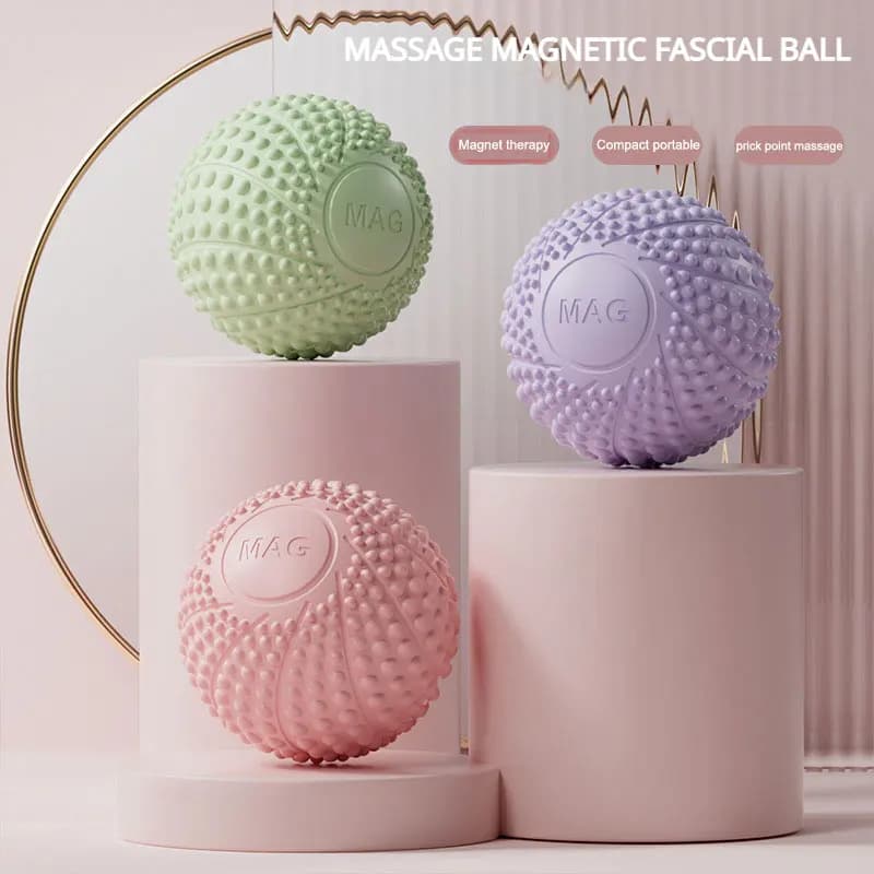 Multifunctional Massage Ball, Magnetic Riccio Design, for Muscle Relaxation, Yoga, Pilates, Home Gym Equipment