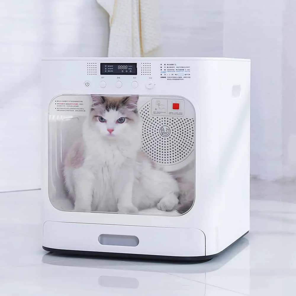 Macchina per scatola per asciugacapelli per cani e gatti aggiornata con controllo intelligente di sicurezza professionale di nuovo arrivo