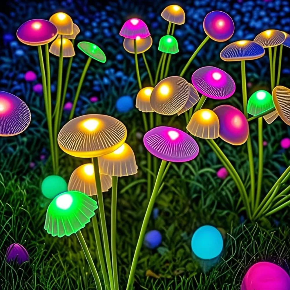 Solar Garden Lights Double Mode, Solar Lamps Waterproof, Courtyard Decoration, Driveway, Garden Atmosphere Medusa