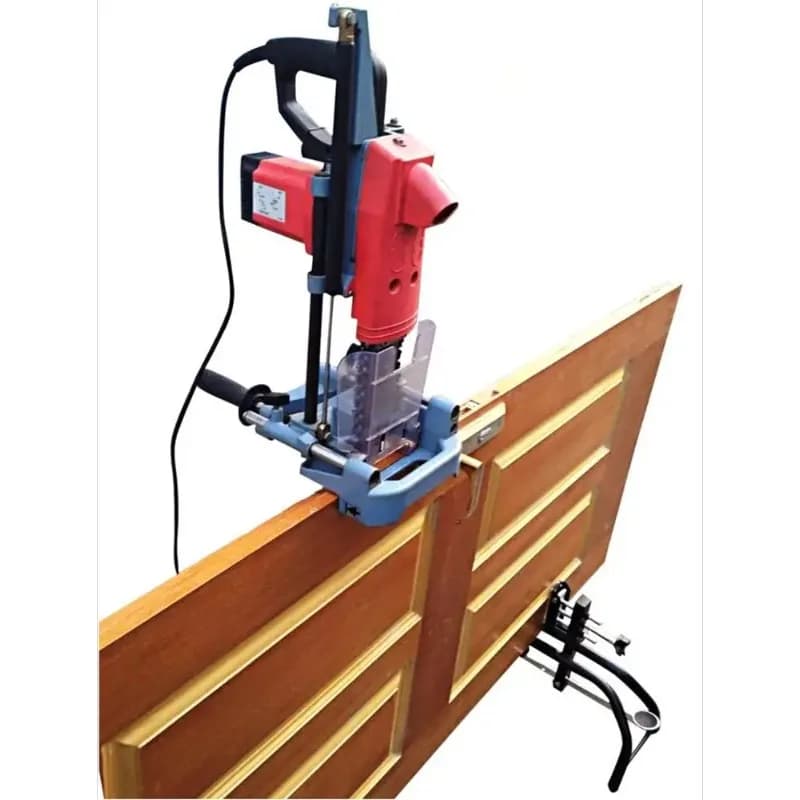 Macchina per Mortasatura a Catena Profonda per Lavorazione del Legno, Utensile da Falegnameria per Foratura Serrature Porte