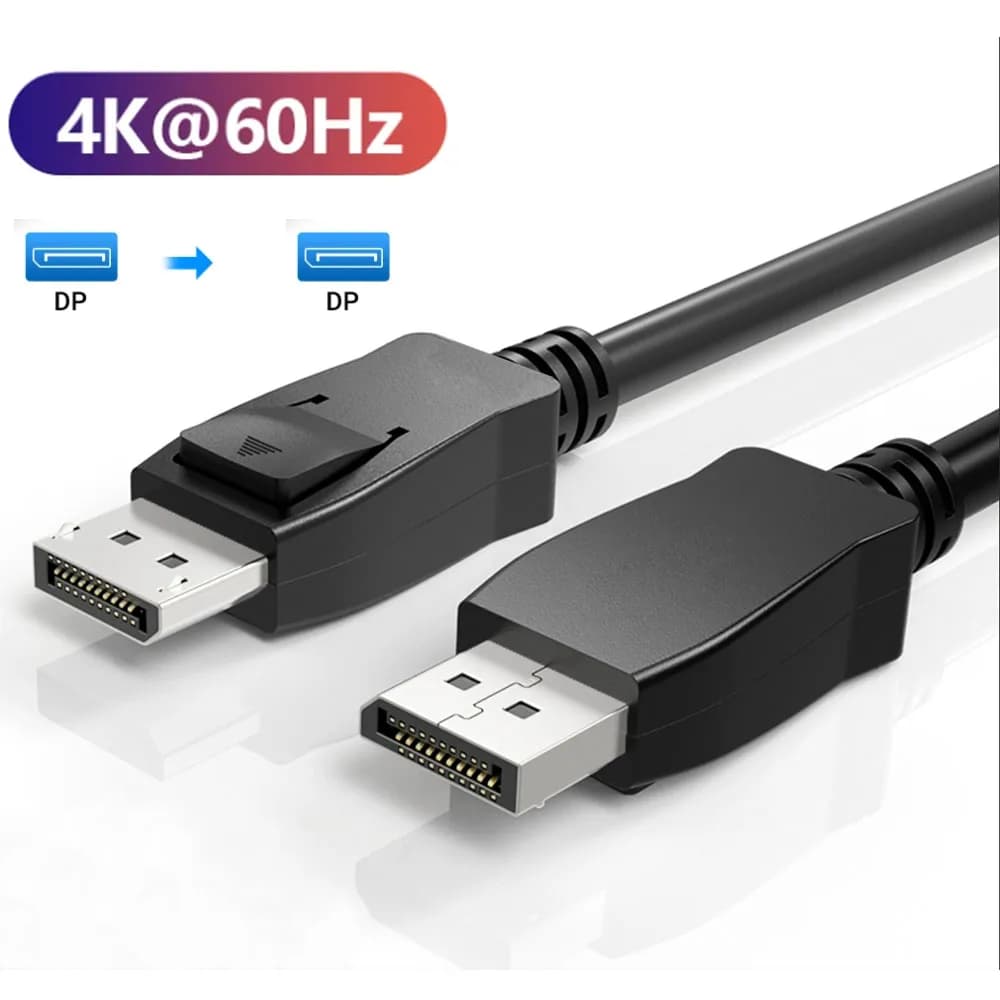 Cavo DisplayPort 144Hz Cavo DisplayPort 1.2 4K 60Hz Cavo DisplayPort 2.0 8K 60Hz per monitor PC portatile Cavo video DP