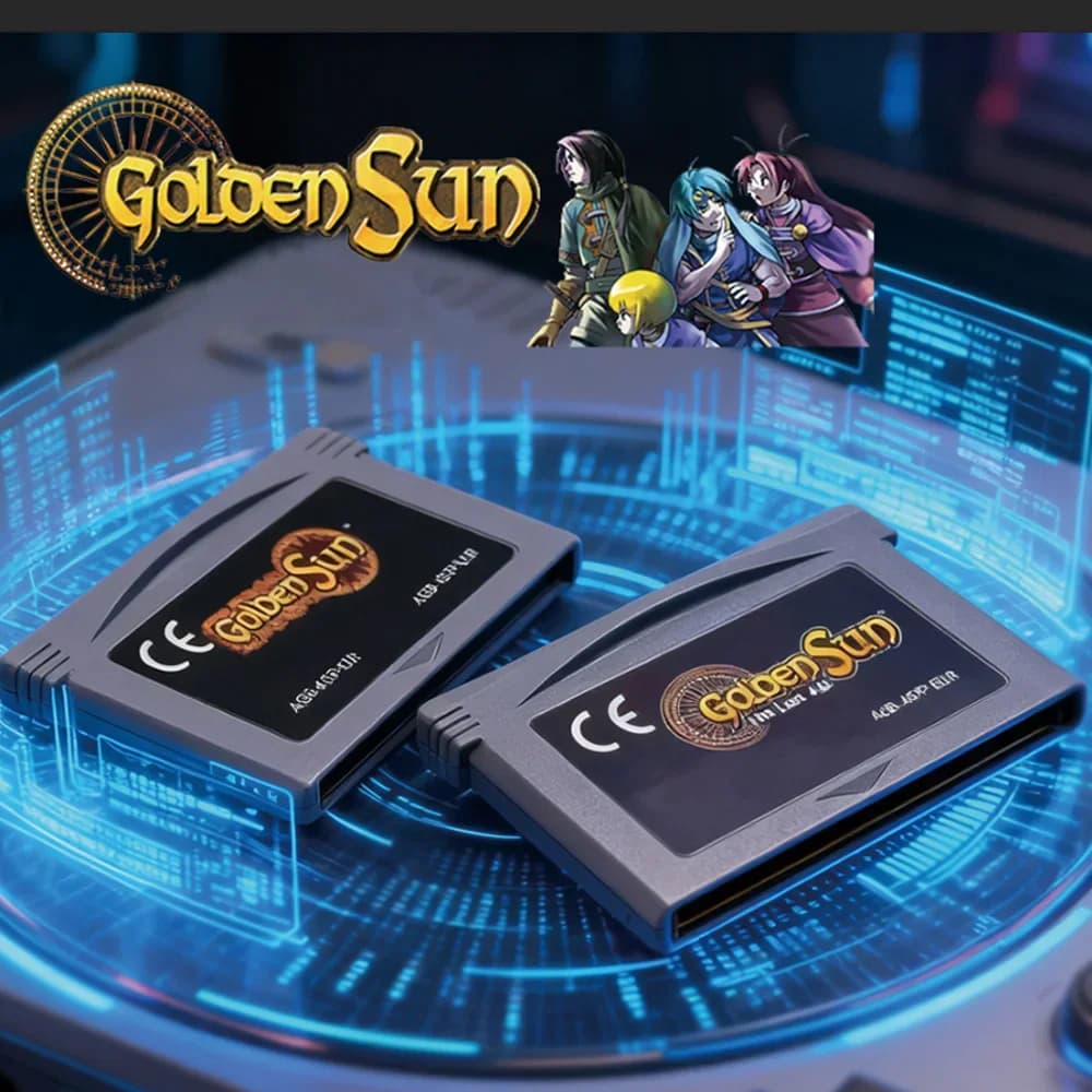 Golden -Scheda video Cartuccia Golden Sun / Lost Age per strumento console inglese GBA SP NDS NDSL