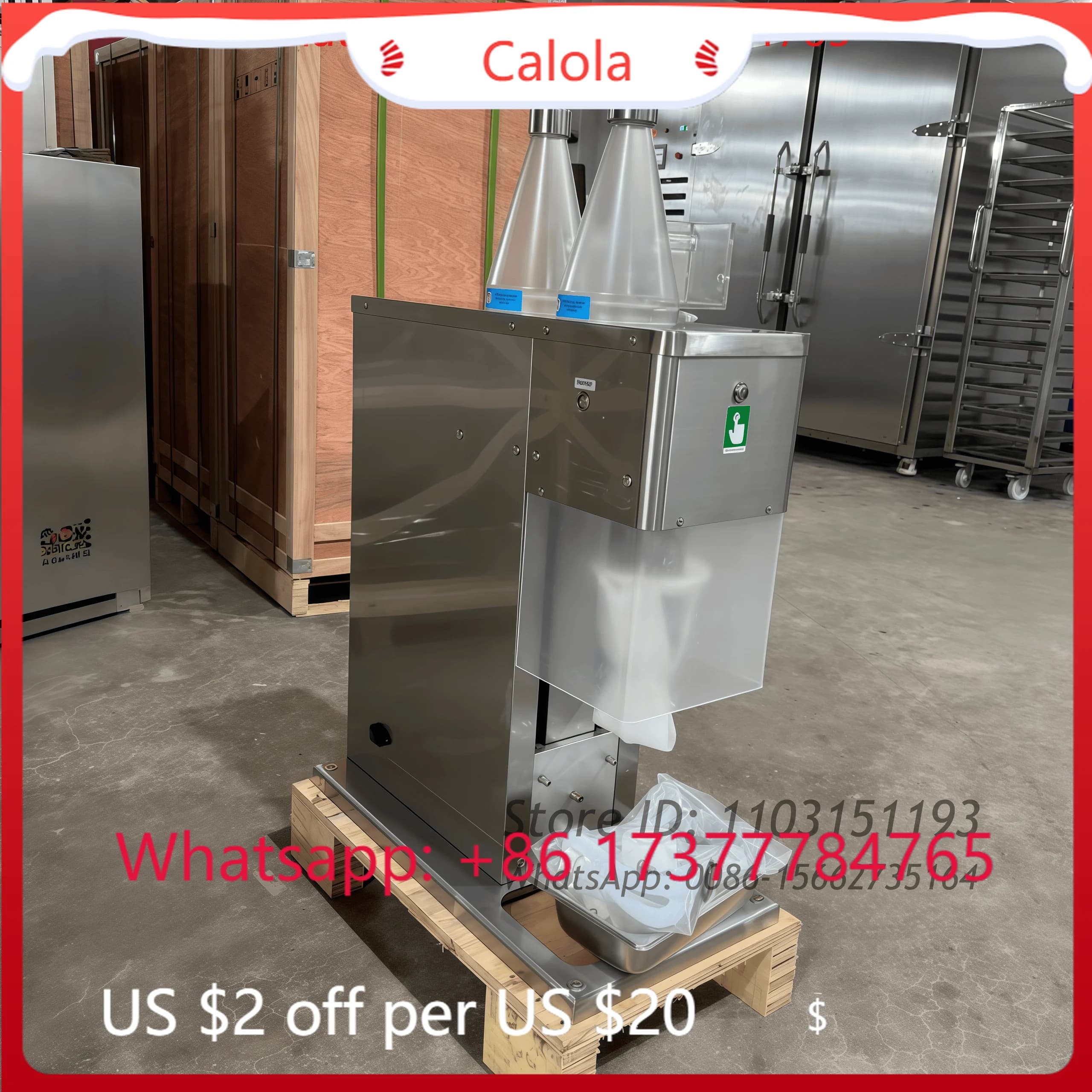 Miscelatore Commerciale per Gelato, Frullatore per Gelato alla Frutta e Yogurt ACAI, 80L/H