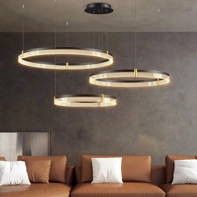 Modern home decor ring led lights pendant light lamps for living room Chandeliers for dining room hanging light indoor lighting