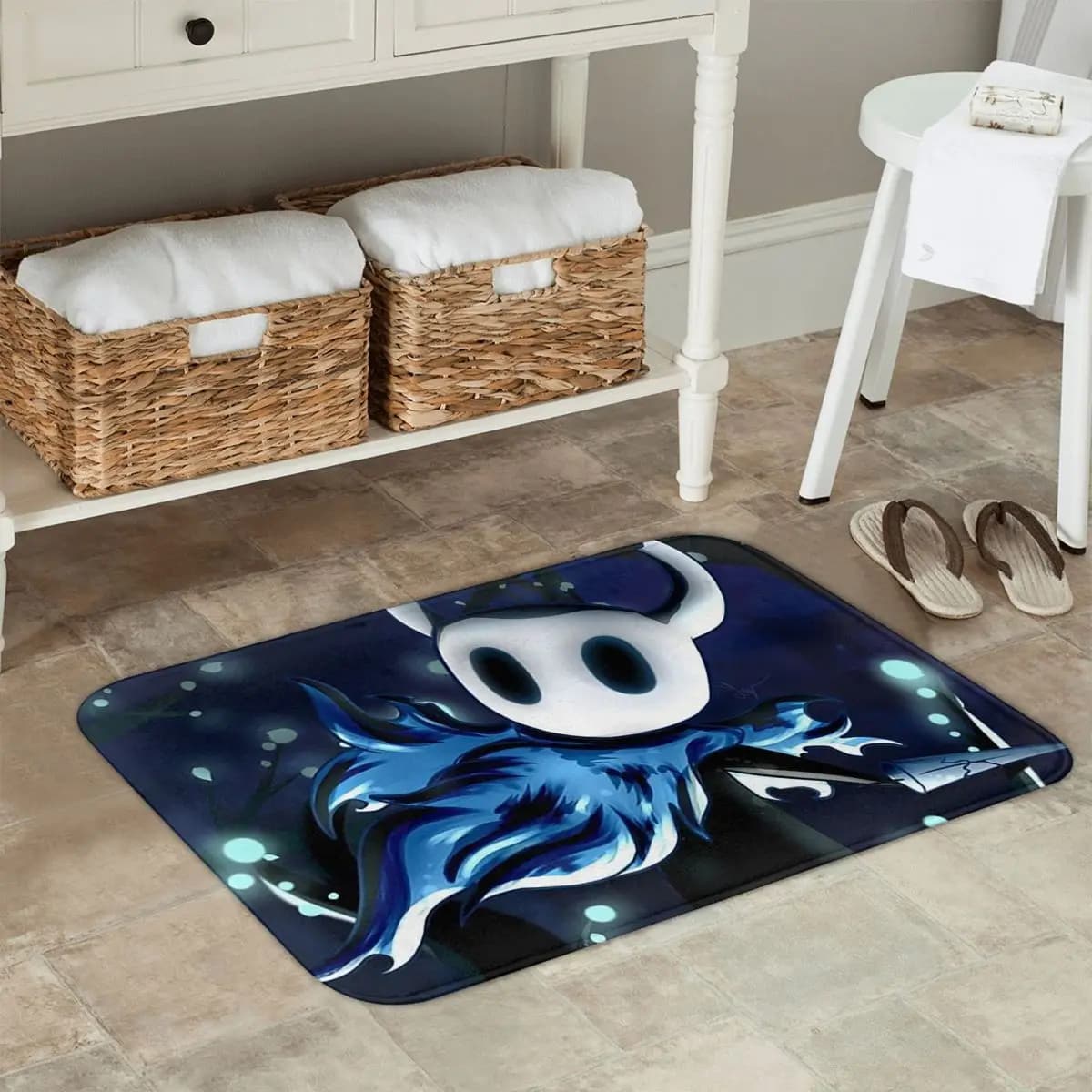 Zerbino Hollow Knight Tappetino da cucina per ingresso casa Tappetino antiscivolo per tappetini da balcone