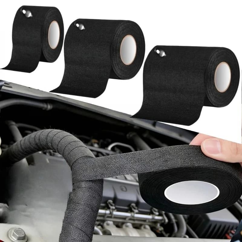 Electric Insulation Tape 9/15/25/32/50MM, Heat Resistant Tape for Auto Wiring, Waterproof Protection for Electric Cables and Systems