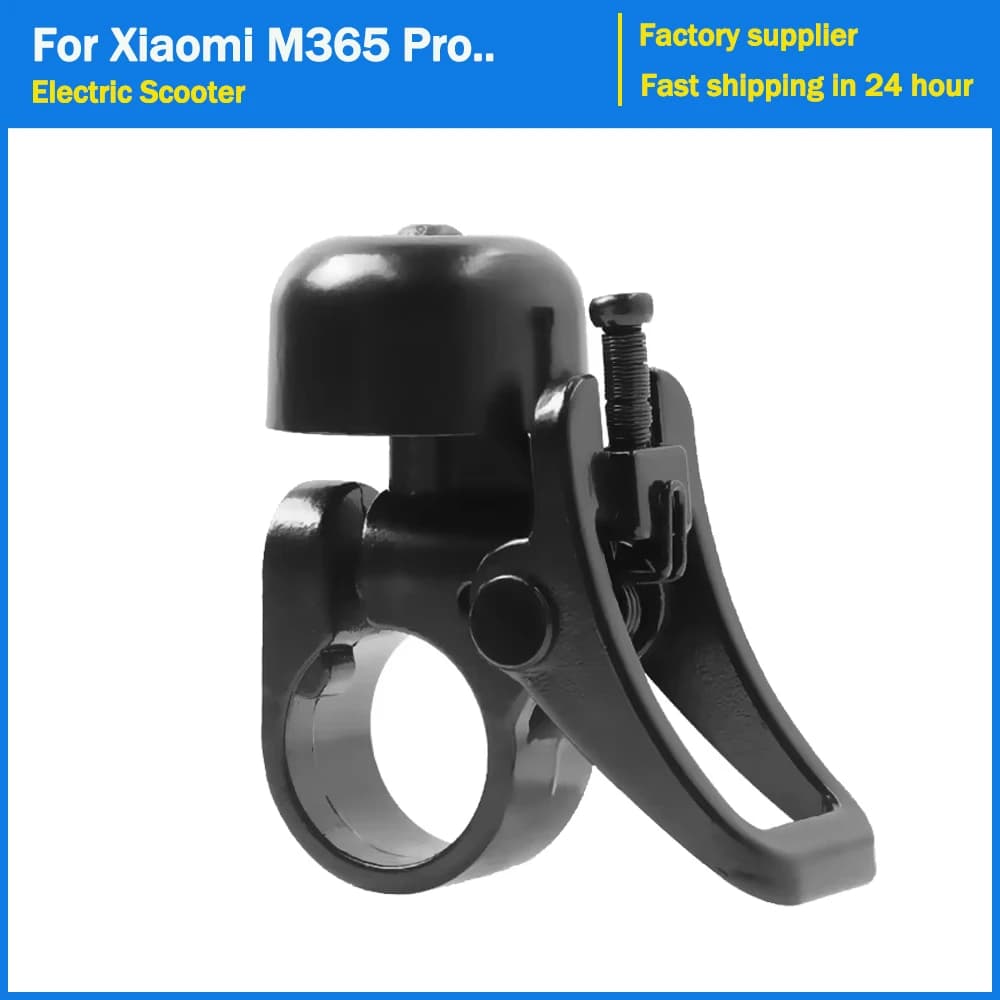 Campanello per scooter elettrico Campanello per anello in lega di alluminio generale per Xiaomi Mijia M365 Pro Accessori per scooter Sostituzione skateboard