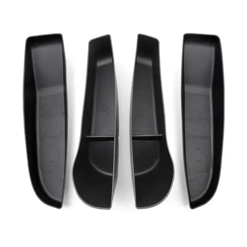 Scatola portaoggetti laterale per portiera auto AEA6 per Tesla Model 3 Highland 2024, portaombrelli e cestino per bracciolo in TPE, accessori per Model 3+