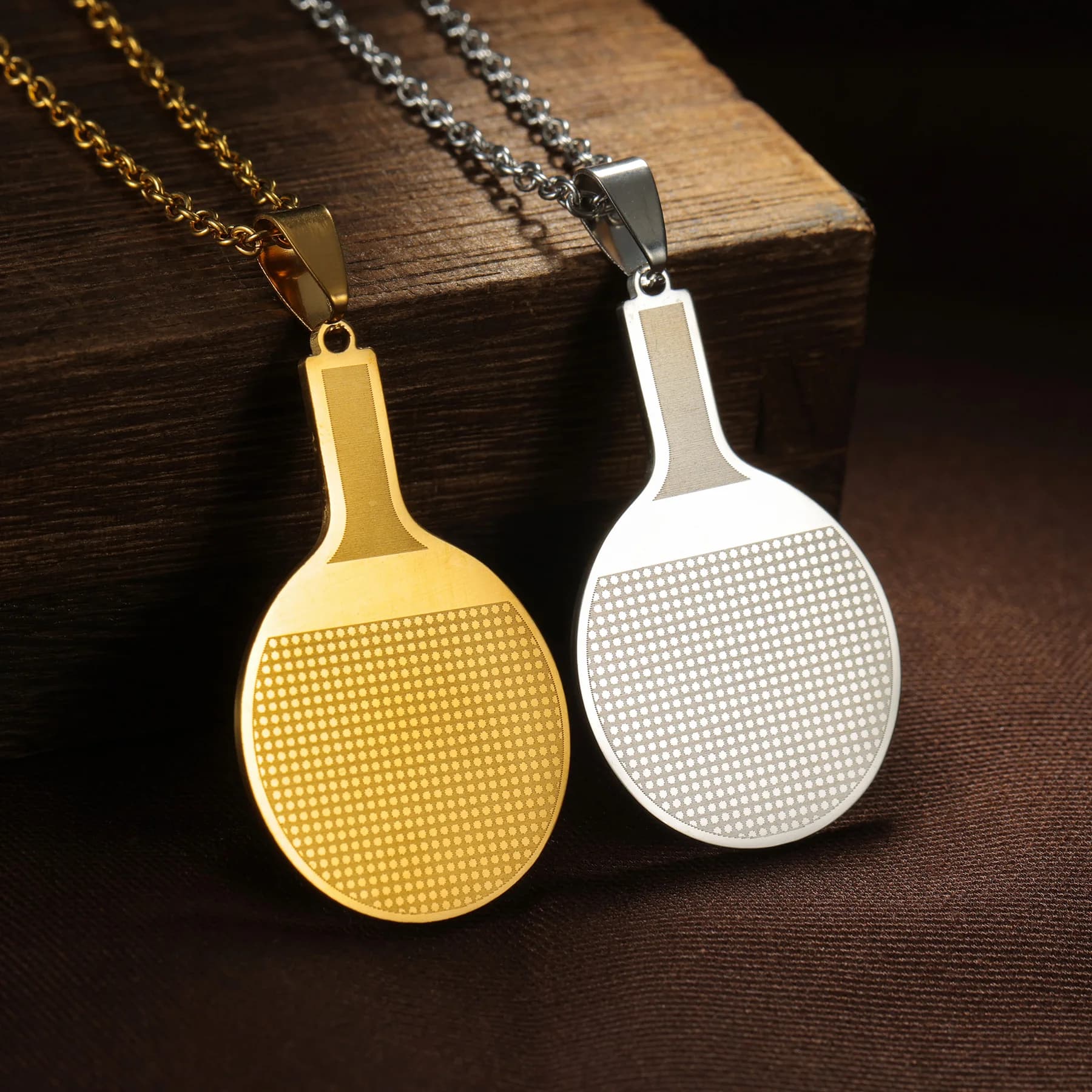 Women's Tennis Ribbed Pendant Necklace Gold Stainless Steel Mesh Chain Necklaces Trendy Wedding Jewelry Collars Mujer