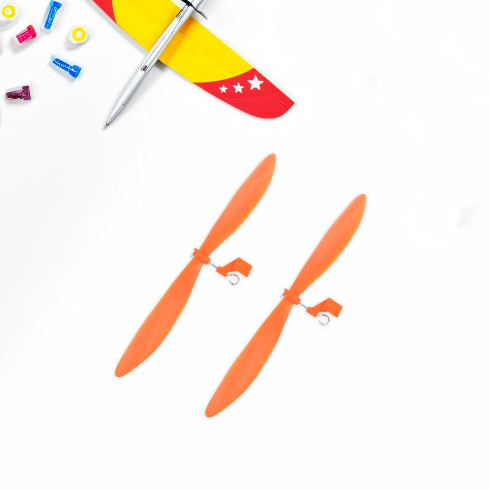5 Set di Grandi Eliche in Plastica per Aeromodelli, Accessori Fai-da-Te per Progetti Scientifici Studenteschi, Kit Parti per Aeroplani ed Elicotteri RC