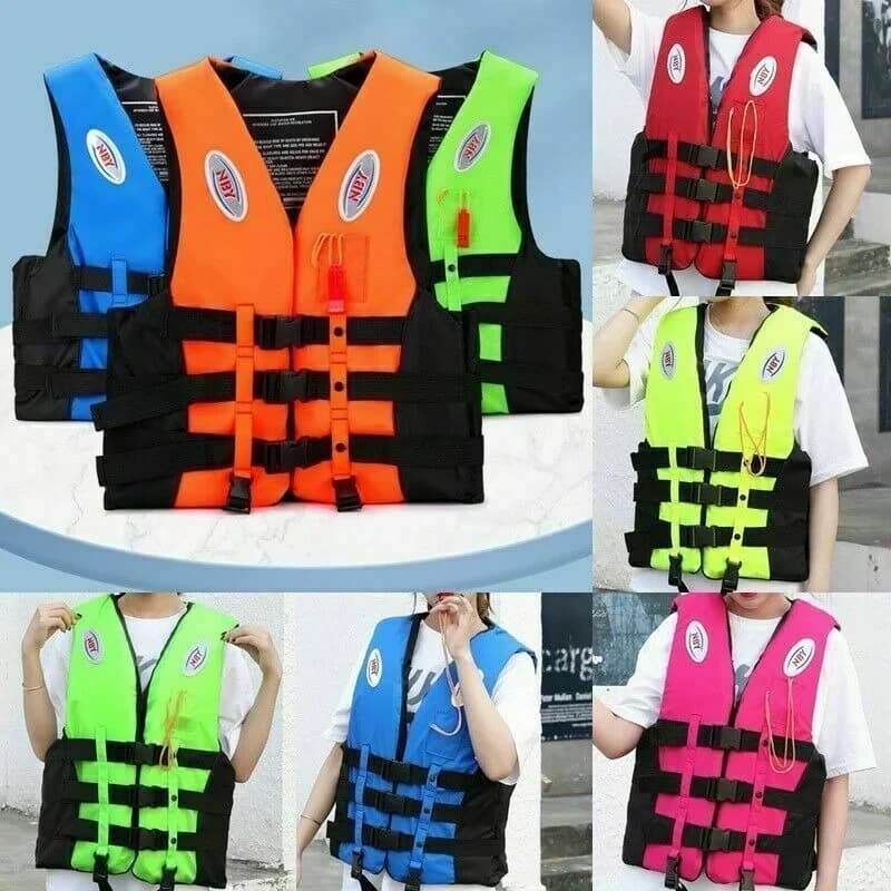 Giubbotto di salvataggio Barche a motore da sci Wakeboard Zattera Gilet da barca di salvataggio Nuoto Pesca Drift Abbigliamento per bambini adulti