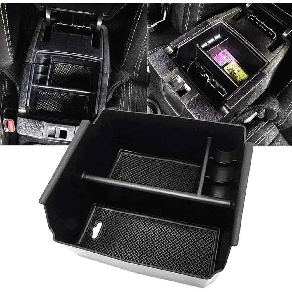 Custom-fit central console tray for Jeep Wrangler JK JKU 2011-2018 Armrest holder box with partition Car parts