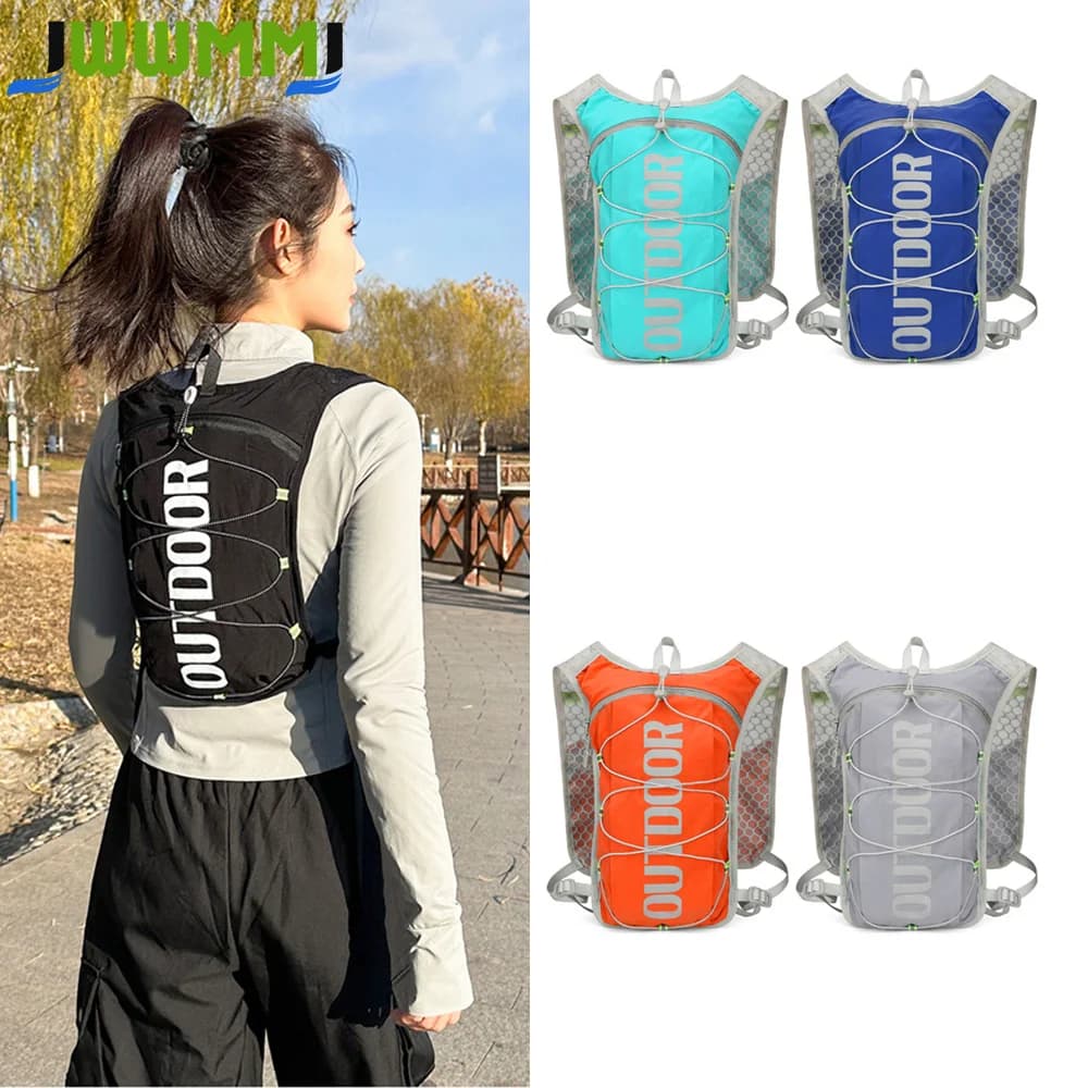 1PCS Running Hydration Vest Backpack, Lightweight Insulated Pack Bag Daypack for Hiking Trail Running Cycling
