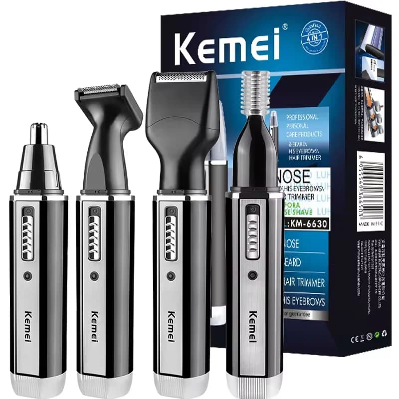 4in1 Reloadable Naso Trimmer Barba Trimmer for Men Eyebrow Eyebrow Naso Trimmer for Naso and Ear Hair Removal Machine Clean
