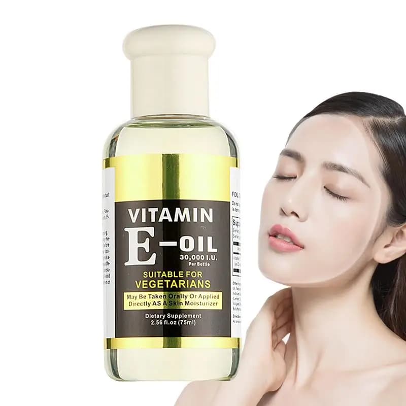 Oli essenziali vegetali naturali vitamina E essenza per il viso olio di vitamina E olio per il viso olio per ridurre i pori olio per il viso antirughe 75ml