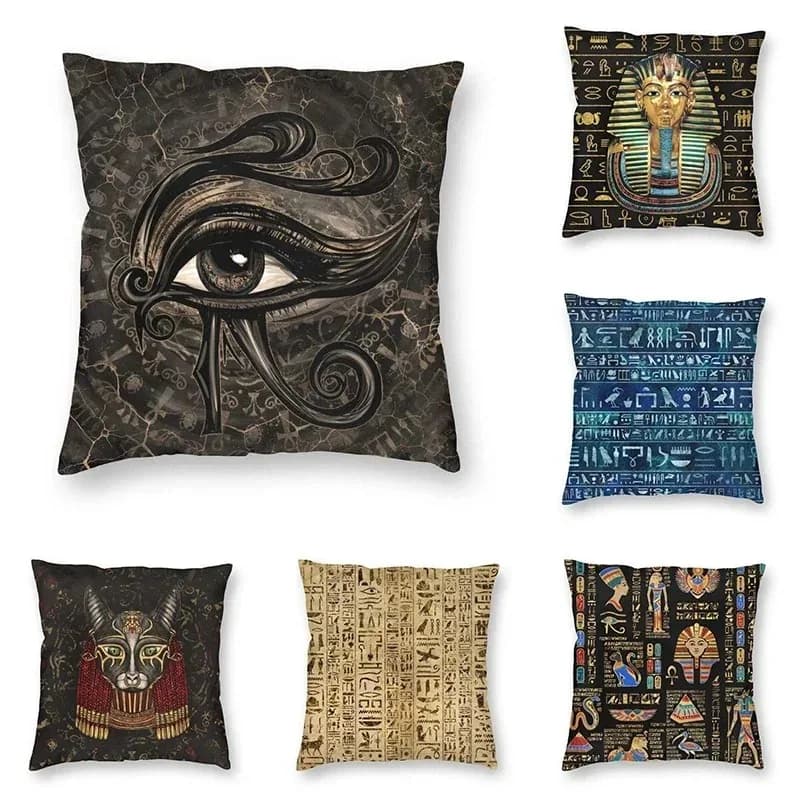 Pillow covers Pillow cases decorative Egyptian eye of horus cushion cover sofa bedroom car home decor