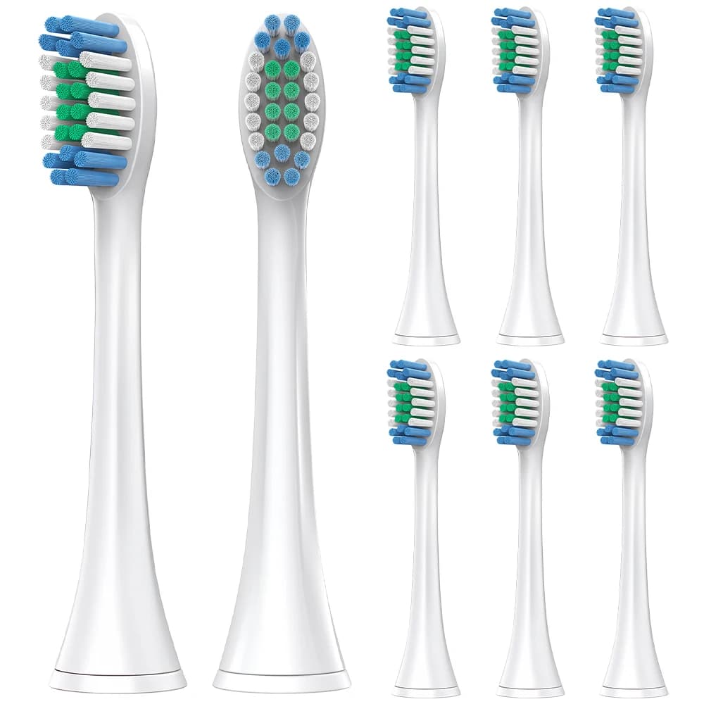 4/8/12/20 spare heads compatible with Philips Sonicare electric toothbrush, brush heads for 4100 6100 7500 models