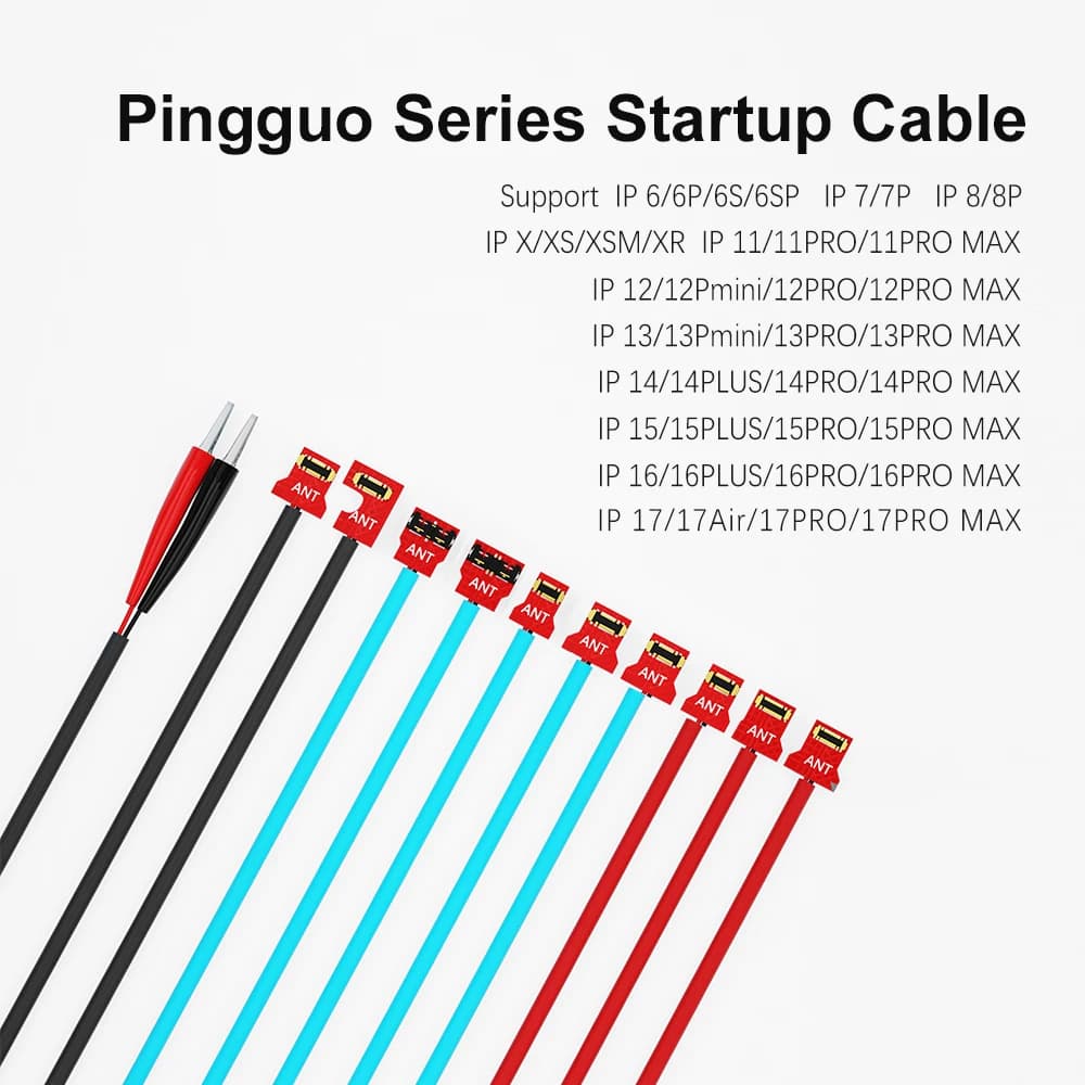 MaAnt M076P Boot Cable Power Start Up Line for iPhone 6 to 17 Phone Repair Stable Startup Soft Tensile Precise Fit