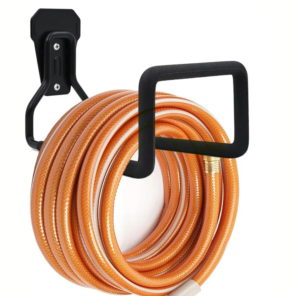 garden hose bracket hose hanger wall mounted, outdoor/indoor heavy-duty water pipe bracket for courtyard durable metal hose hook