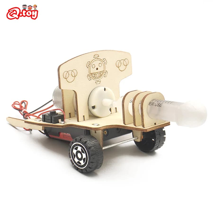 Kit di strumenti sperimentali giocattolo scientifico fai-da-te Modello di cannone ad aria Fisica Compressione dell'aria Apprendimento Giocattoli educativi per bambini Fornitura scolastica