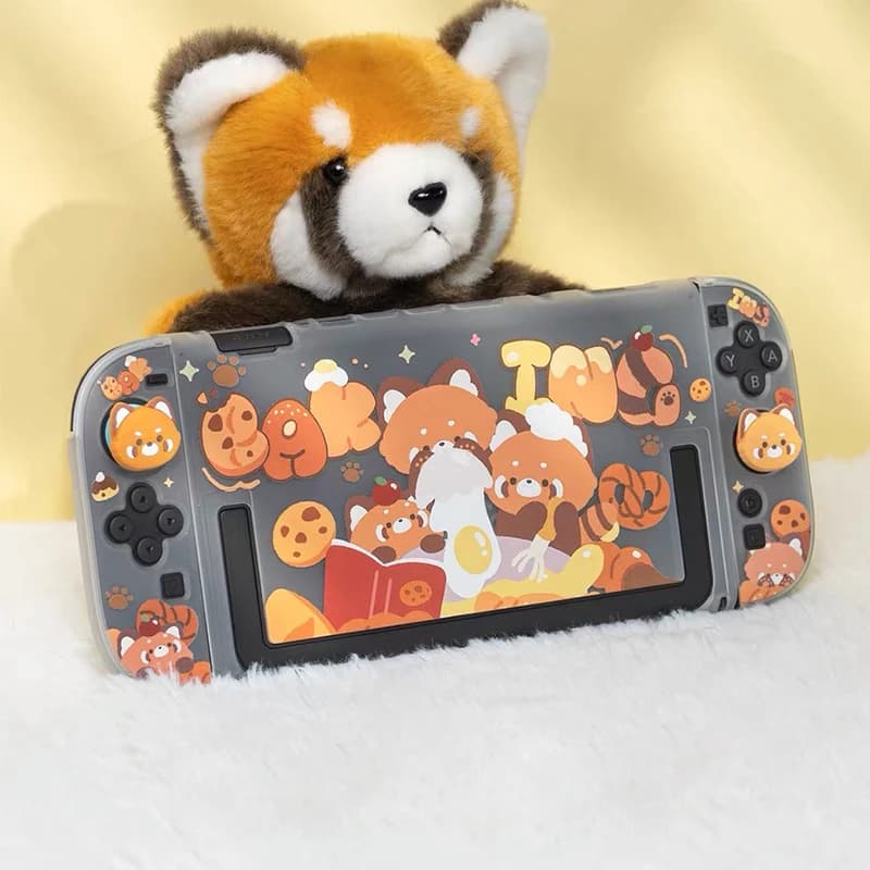 Custodia da gioco Cute Bear per Nintendo Switch 2 Console di gioco Custodia protettiva rigida per PC Custodia dockable per cartoni animati Kawaii per Switch 2