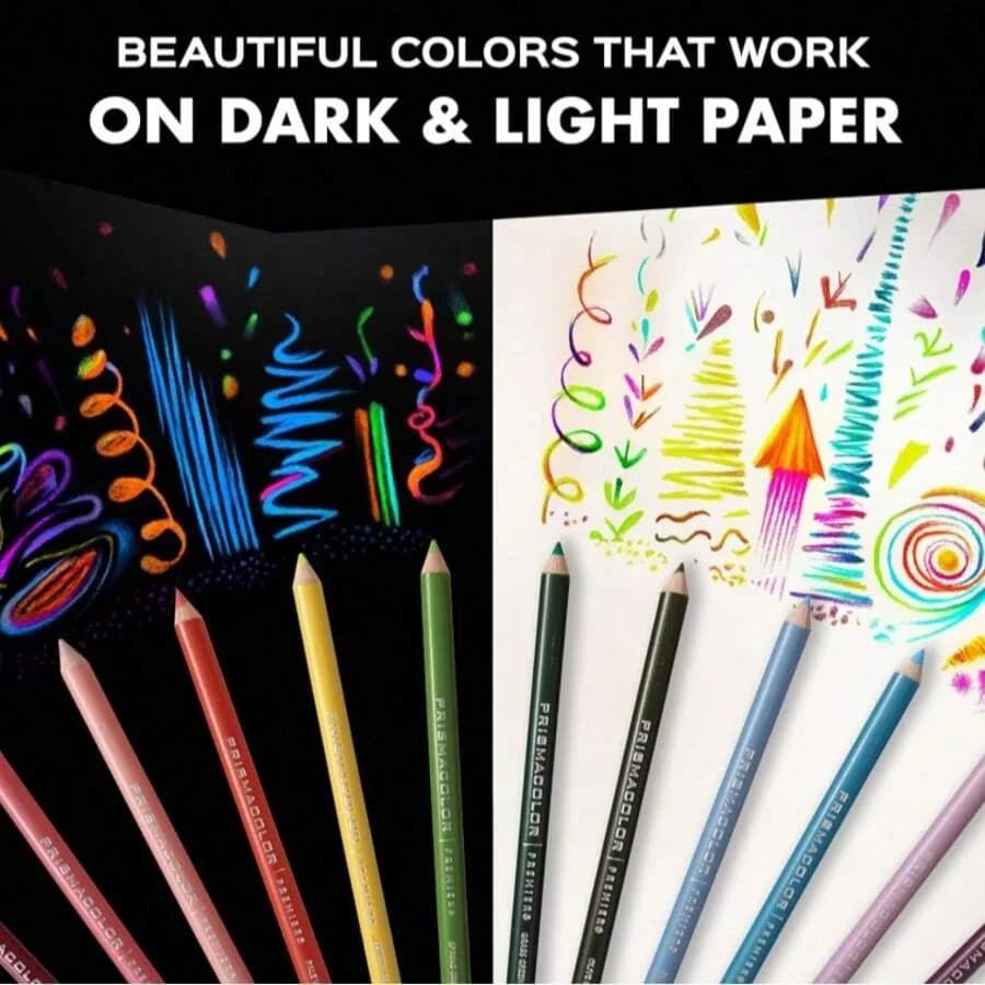 Prismacolor Premier Coloured Pencils, Soft Core Pencils For Adult Colouring Books, Drawing And Sketching, Assorted, Set Of 48