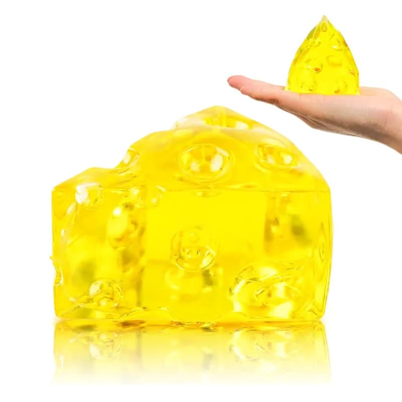 Maltose Cheese Squishy Squeeze Stress Balls Fidget Toys Anxiety ADHD Soft Slow Rising Sensory Ice Cube Gifts For Adults & Kids