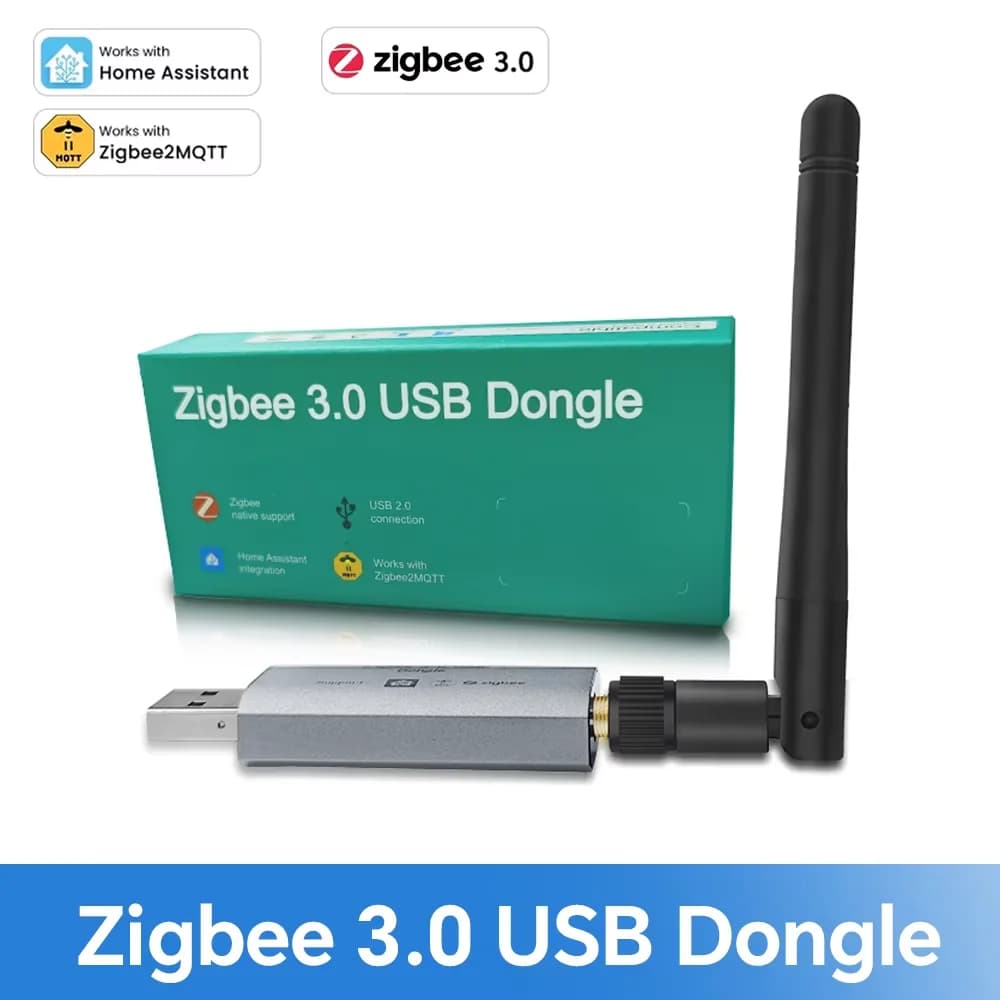 Dongle-E USB Zigbee 3.0 Timethinker, Gateway Universale Smart ZigBee con Antenna, Compatibile con Home Assistant, OpenHAB, ZigBee2MQTT