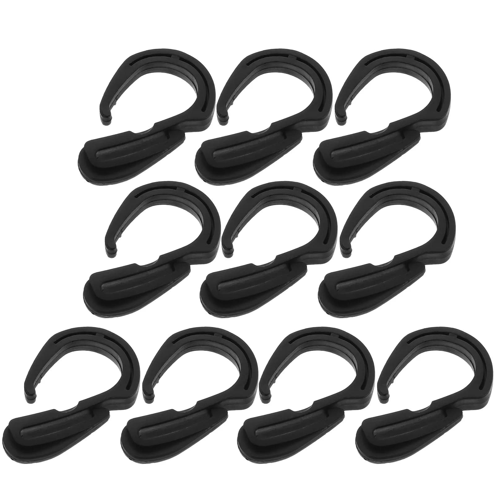 10 Pieces Hooks for Poggiatesta Auto, Robusti Ganci a S for Bags, Hangers for Cars, Hooks for Vehicle Clothes