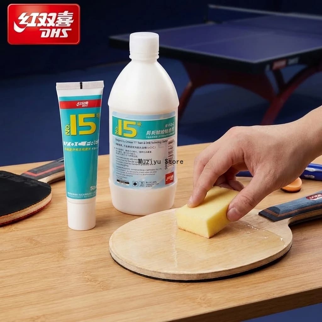 Original DHS No.15 VOC-Free Booster Water Glue for Table Tennis Racket Ping Pong Bat ITTF Approved Professional Accessorie