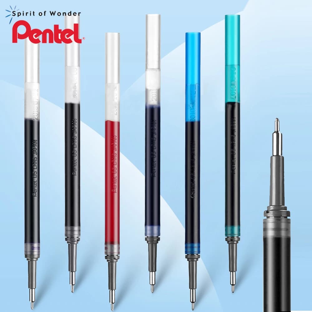 1 ricarica Gel Pentel LRN5 ricarica originale a colori liscia e ad asciugatura rapida da 0.5mm per cancelleria penna a sfera BLN75/BLN2005/BLN105