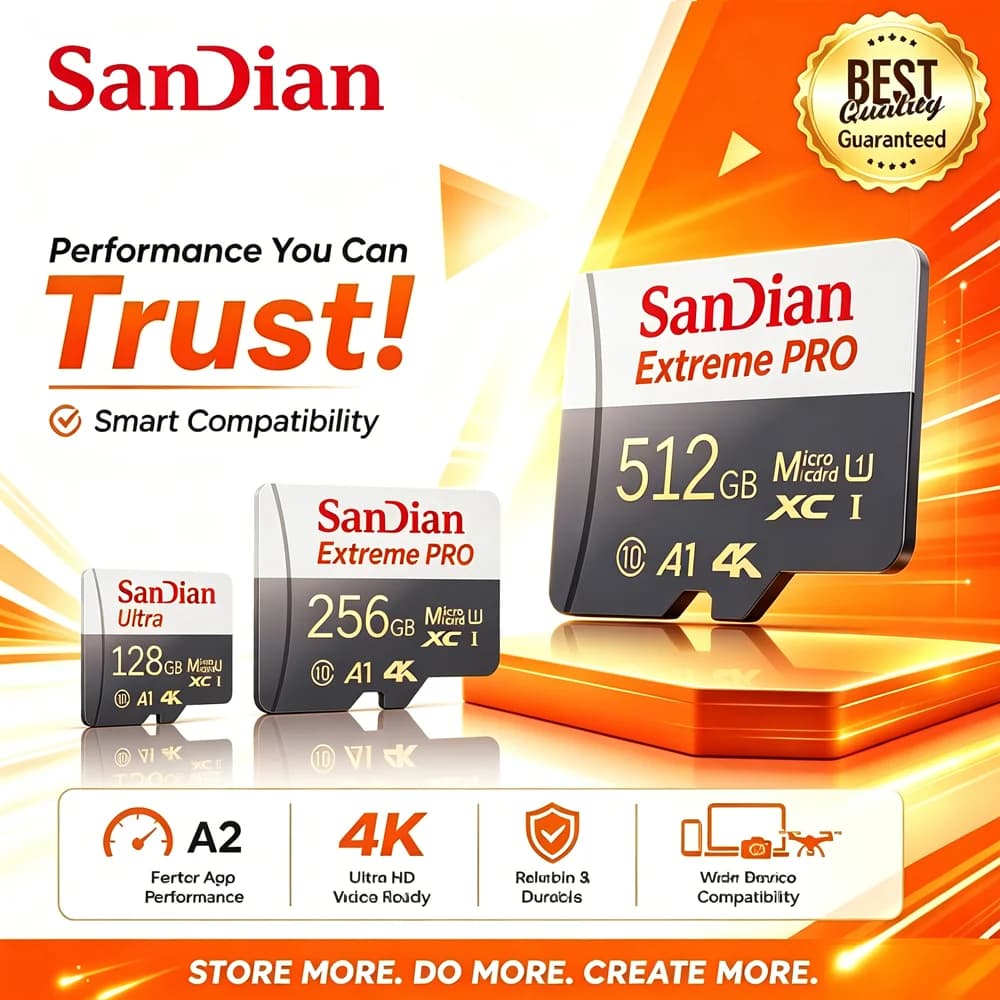 2026 High Speed SD Card 128GB 256GB 512GB Class 10 U3 V30 A2 Micro TF SD Memory Card for Drone Action Camera 4K Video