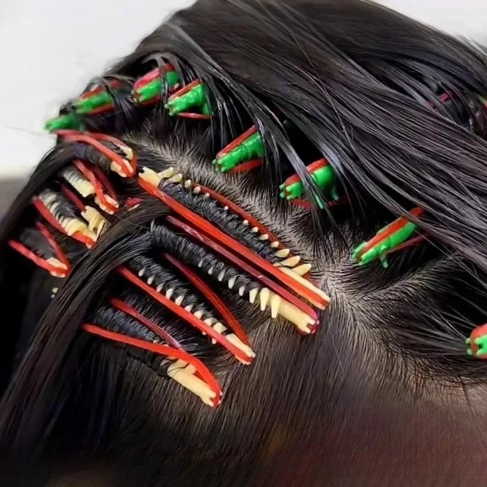 Set di 20/30 bigodini per permanente a rullo con clip per radici dei capelli, volumizzanti per frangia e onde, strumenti per lo styling dei capelli da salone