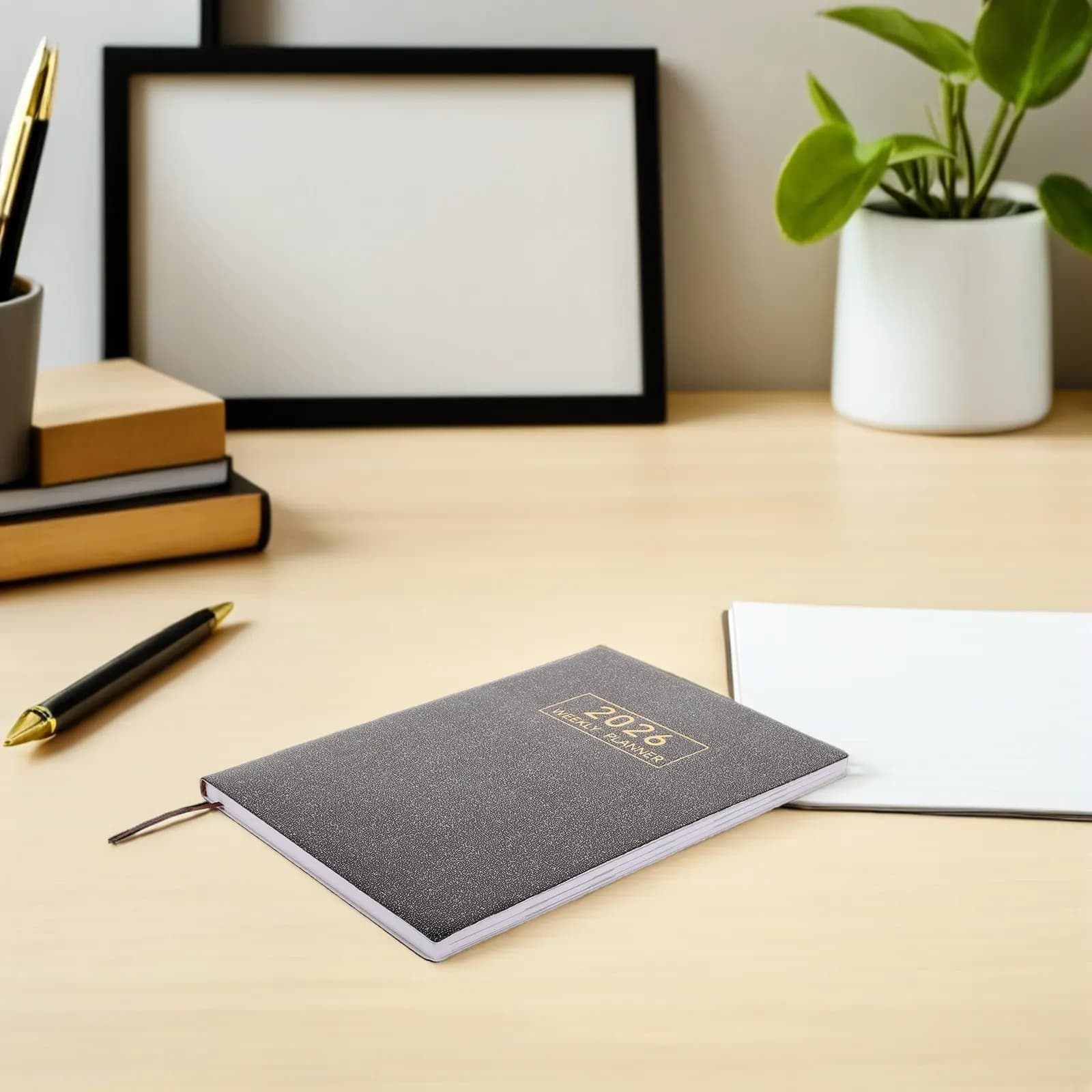 Agenda Planner A5 2026 Olografica, Calendario Mensile per Lavoro, Studio e Viaggi, Pagine di Scrittura Premium Lisce