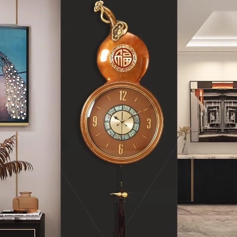 Orologio da parete europeo sospeso Orologio da parete per soggiorno di lusso unico estetico Italia Art Reloj De Pared Para Sala Room Decorarion