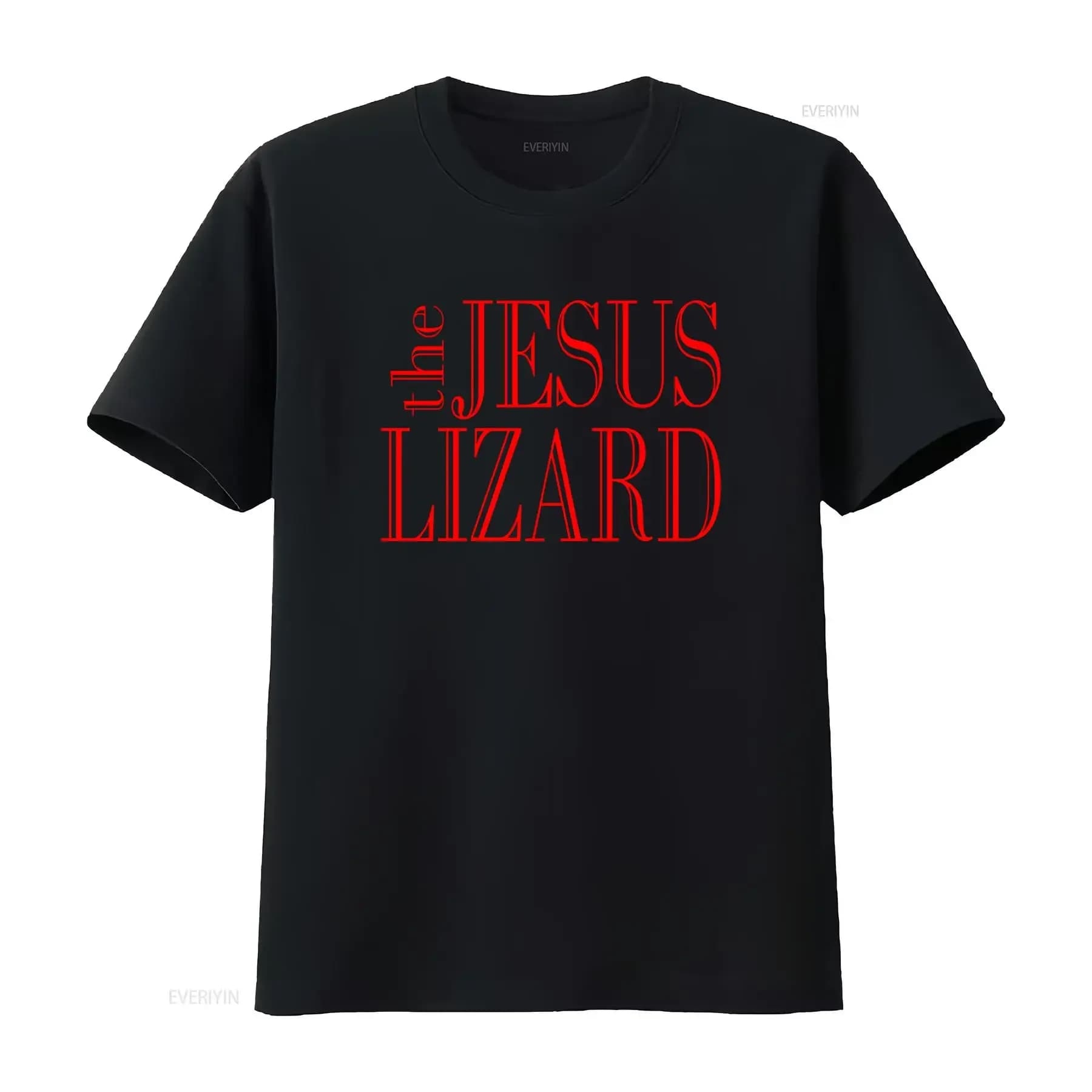 T-shirt con stampa The Jesus Lizard da uomo, design elegante e unico, top vintage effetto lavato per tutti i giorni, abbigliamento firmato da uomo