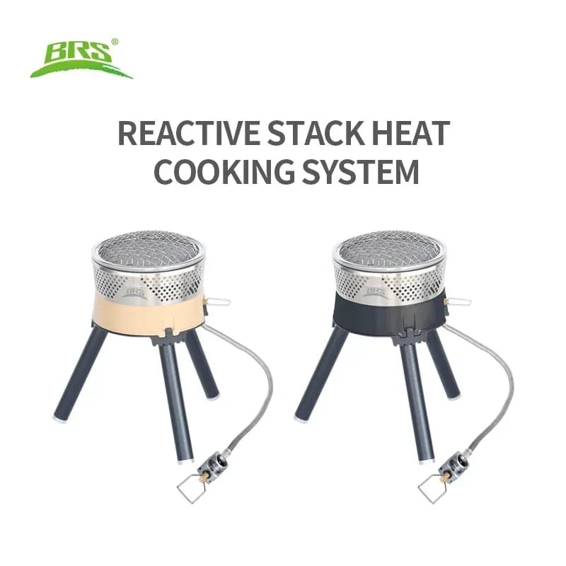 BRS-TS19 New Outdoor Camping Stove 1900W Reactor Set Survival Reactor Jet Burner Set Cooking System Portable HeatingCooker