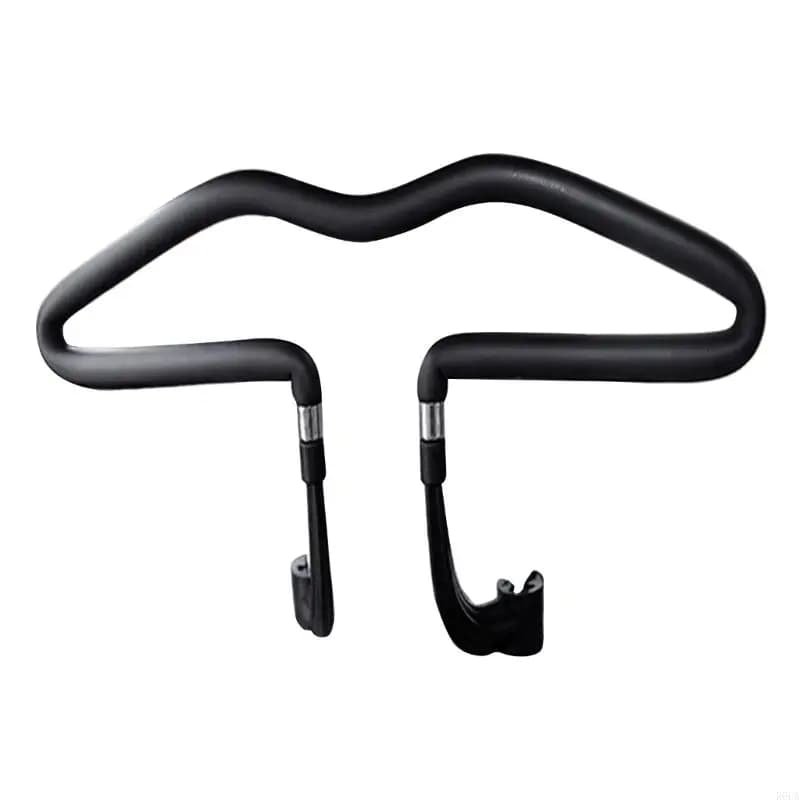 Compacted Foldable Car Hanger Metal Frame Double Clamp Security For Clothes Storage