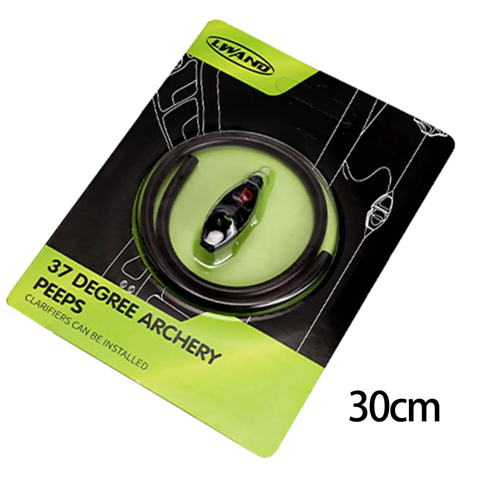 Archery Equipment Peep Sight Rubber Tube Compound Bow String Tubing Smooth Durable for Target and Hunting Sessions