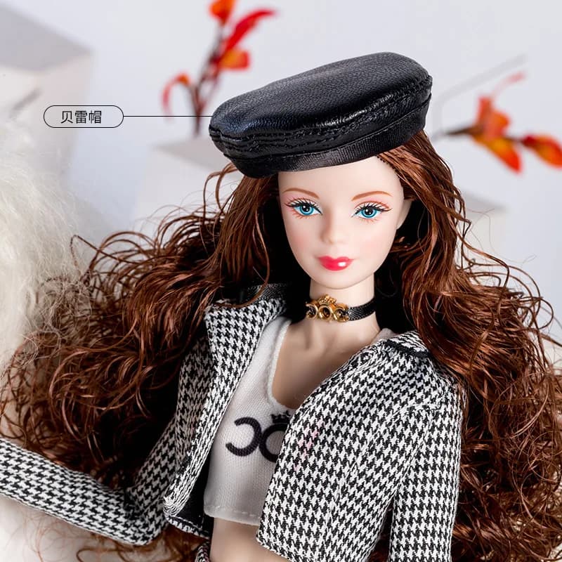 Set di Vestiti per Bambole Supermodel, Trench Classico in Stile Europeo, Accessori e Abito da Principessa, Collezione Limitata Fai-da-Te, Regali