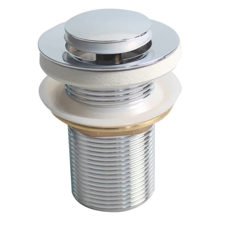 Talea Kit di rifiuti per lavabo da bagno tappo per lavello scanalato cromato con filtro a cestello, XJ443