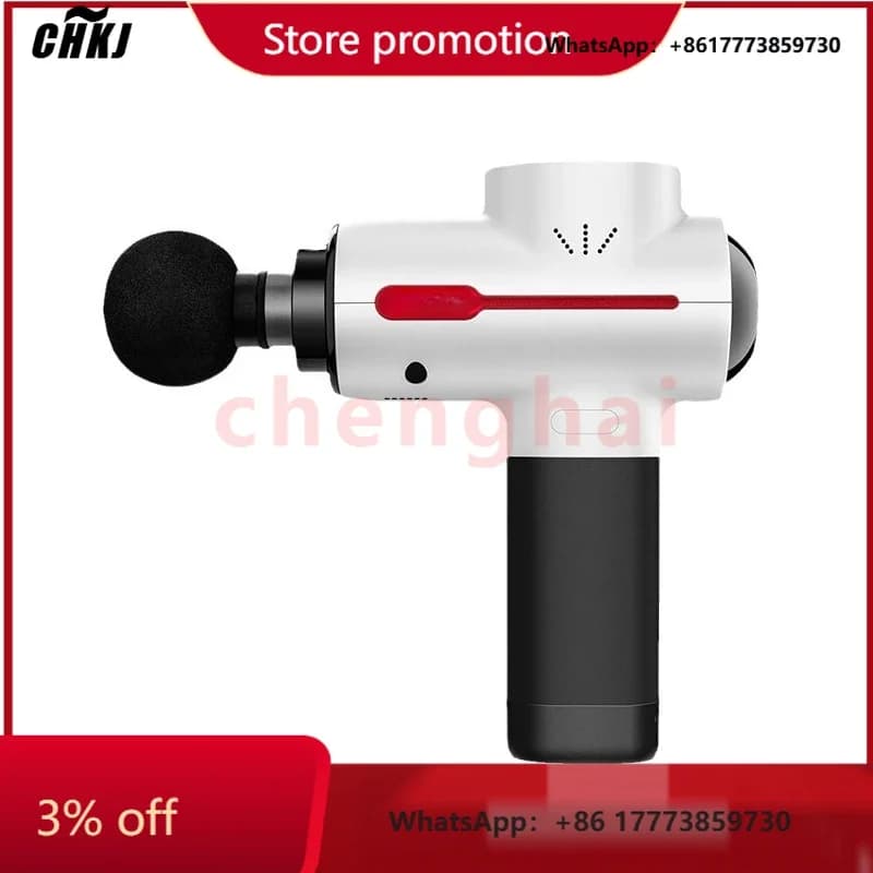 CHKJ per pistola massaggiante Fascia HM3/M2, strumento elettrico professionale per fisioterapia e massaggio muscolare profondo per sport e fitness