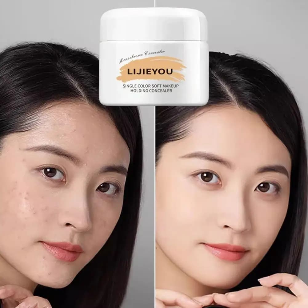 Crema Correttore Impermeabile a Copertura Totale, Lunga Durata, Idratante, per Tatuaggi, Cicatrici da Acne, Occhiaie, Macchie, Contorno Viso