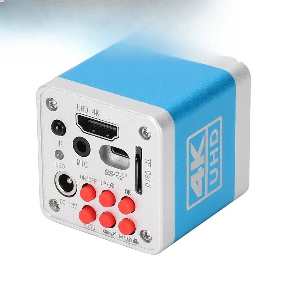 HAYEAR HY-6110 4K UHD Fotocamera per microscopio digitale Fotocamera compatibile HDMI Fotocamera elettronica industriale USB con scheda TF 32G