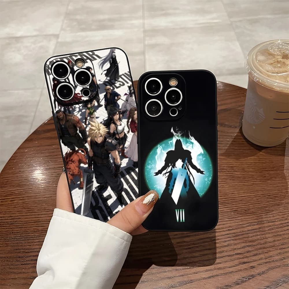 F-Final F-Fantasy Phone Case For Iphone 16 Pro Max 14 12 15 Plus 17 Pro Max 13 Pro 11 Xr X Xs 8 7 Plus Back Cover