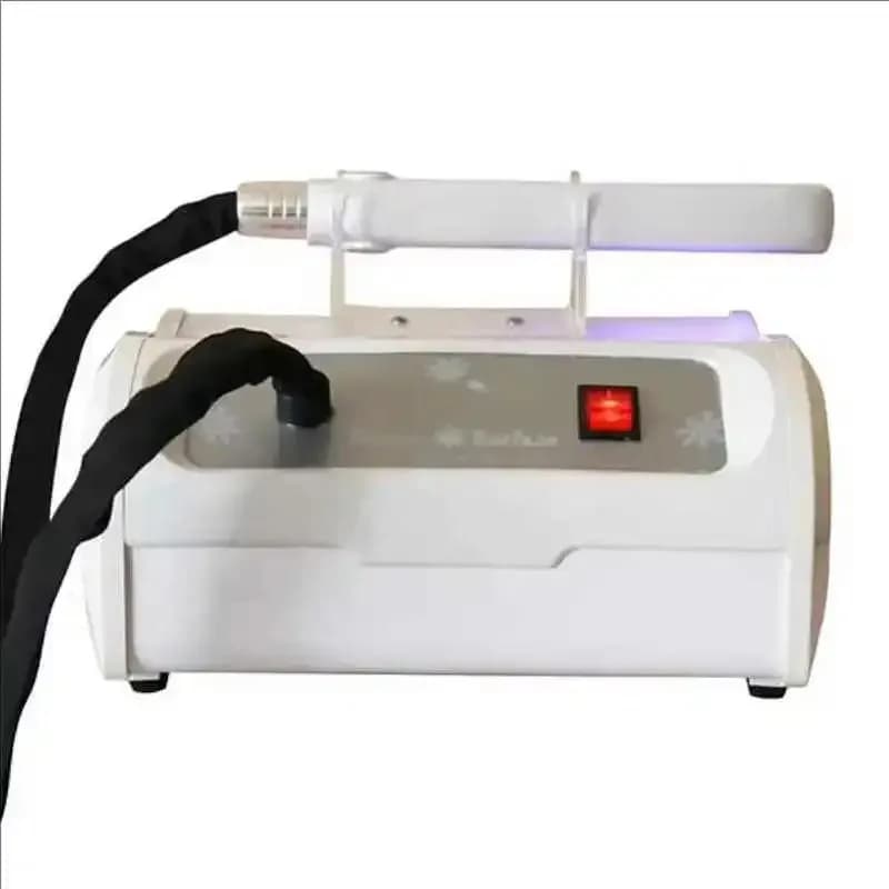 Ultrasonic infrared hair plate with cold plate for keratin treatment, frozen machine